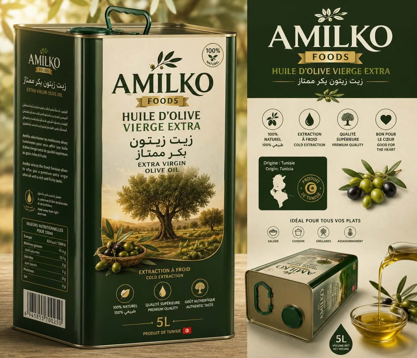 Extra Virgin Olive Oil 5L Tin