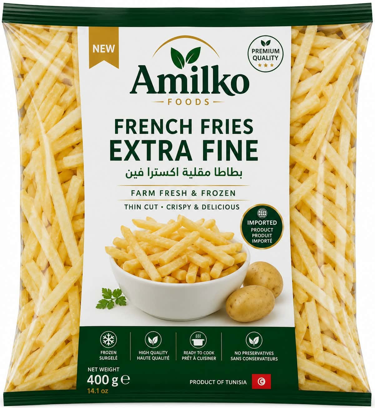 French Fries Extra Fine 400g
